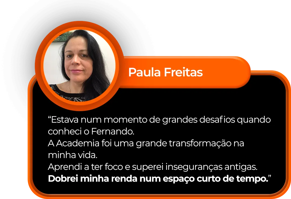 Depoimento de Paula de Freitas