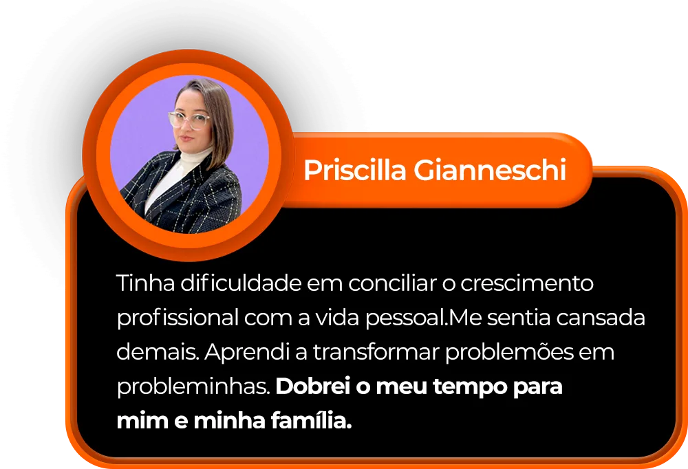 Depoimento de Priscilla Gianneschi